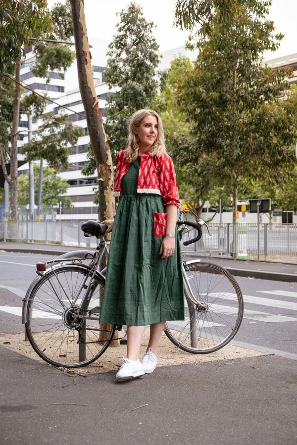 What Is the Ideal Length and Material for a Dress When Biking to Work?